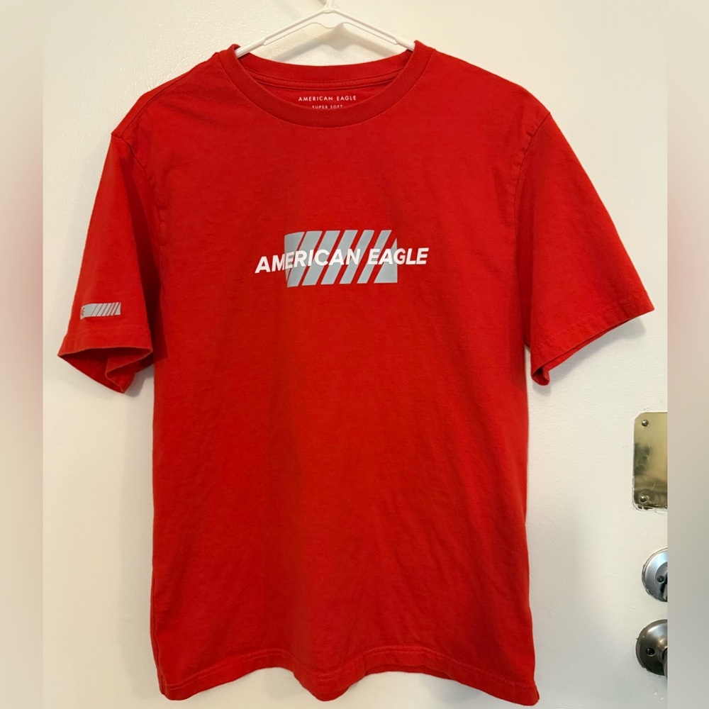 American Eagle Outfitters Vibrant Red Tee
